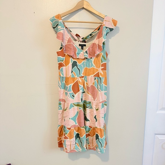 Tribal Dresses & Skirts - Tribal Multicolor Floral Midi Dress